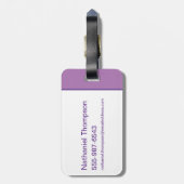 DC Pride Harley Quinn en Poison Ivy Comic Hoesje Bagagelabel (Achterkant verticaal)