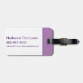 DC Pride Harley Quinn en Poison Ivy Comic Hoesje Bagagelabel (Achterkant horizontaal)