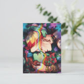 DC Pride Harley Quinn en Poison Ivy Comic Hoesje Briefkaart (Staand voorkant)