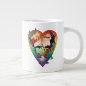 DC Pride Harley Quinn en Poison Ivy Comic Hoesje Grote Koffiekop (Rechts)