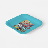 DC-reeks van Super-Pets-tekenpanelen Papieren Bordje (Gebogen)