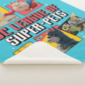 DC-reeks van Super-Pets-tekenpanelen Sherpa Deken (3/4)