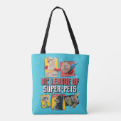 DC-reeks van Super-Pets-tekenpanelen Tote Bag (Achterkant)