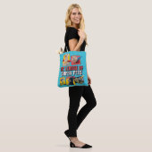 DC-reeks van Super-Pets-tekenpanelen Tote Bag (Op model)
