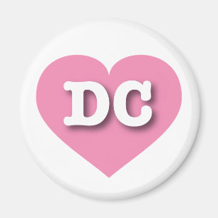 DC Roze hart - Ik hou van DC Magneet