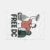 DC Sandwich Guy The Sandwich Guy Gratis voor DC Fleece Deken (Voorkant (Horizontaal))
