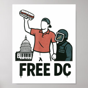 DC Sandwich Guy The Sandwich Guy Gratis voor DC Poster