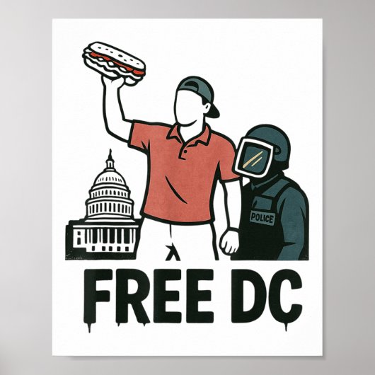 DC Sandwich Guy The Sandwich Guy Gratis voor DC Poster (Voorkant)