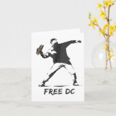 Dc Sandwich Man De Sandwich Man Gratis Dc Kaart (Gele Bloem)