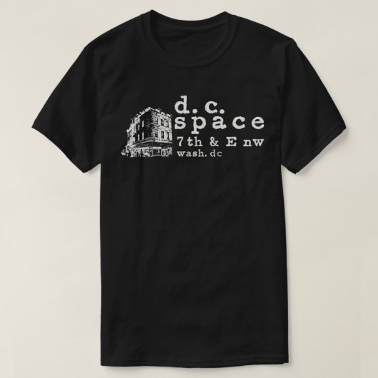 DC Space Nachclub Essential T-Shirt (Design voorkant)