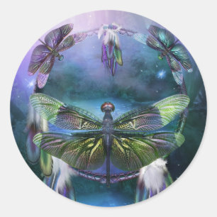 DC_Spirit of the Dragonfly Art Sticker