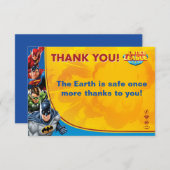 DC-strips | Justice League - Birthday Bedankkaart (Voorkant / Achterkant)