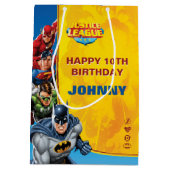 DC-strips | Justice League - Birthday Medium Cadeauzakje (Achterkant)