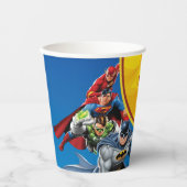 DC-strips | Justice League - Birthday Papieren Bekers (Voorkant)