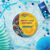 DC-strips | Justice League - Birthday Papieren Bordje (Feest)