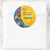 DC-strips | Justice League - Birthday Ronde Sticker (Tas)