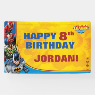 DC-strips   Justice League - Birthday Spandoek