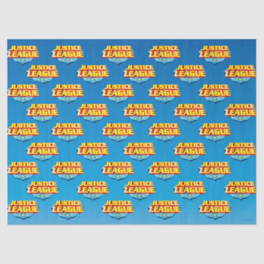 DC-strips | Justice League - Birthday Tissuepapier (Voorkant)