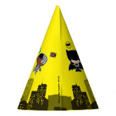 DC-strips | Justice League - Chibi Birthday Feesthoedjes (Achterkant)