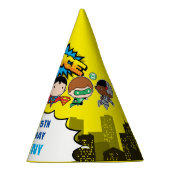 DC-strips | Justice League - Chibi Birthday Feesthoedjes (Rechts)