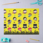 DC-strips | Justice League - Chibi Birthday Tissuepapier (Craft)