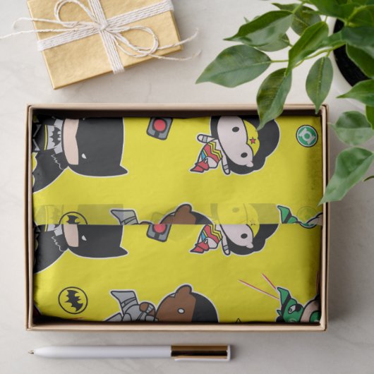DC-strips | Justice League - Chibi Birthday Tissuepapier (Geschenk)