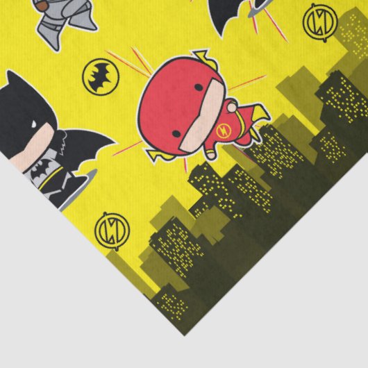 DC-strips | Justice League - Chibi Birthday Tissuepapier (Detail)