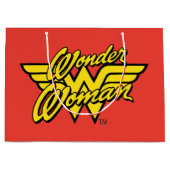 DC-strips | Logo Wonder Woman | Fijne verjaardag Large Cadeautasje (Voorkant)