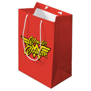 DC-strips Logo Wonder Woman Fijne verjaardag Medium Cadeauzakje