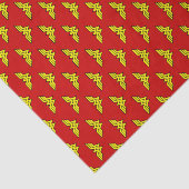 DC-strips | Logo Wonder Woman | Fijne verjaardag Tissuepapier (Detail)
