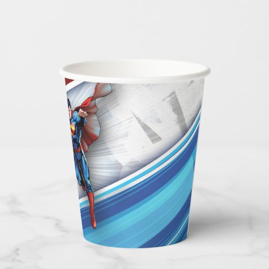 DC-strips | Superman - Birthday  Papieren Bekers (Achterkant)