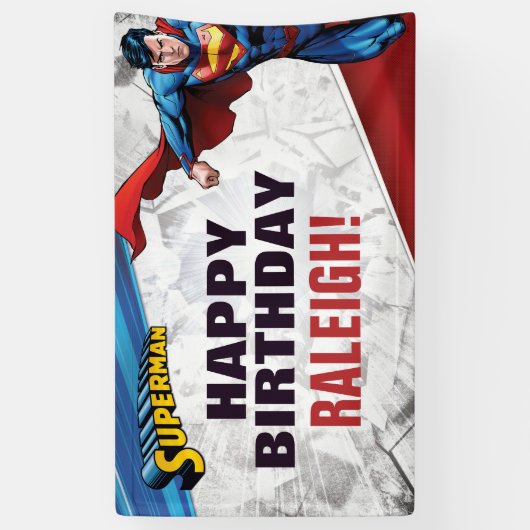 DC-strips | Superman - Birthday Spandoek (Verticaal)