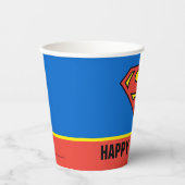 DC-strips | Superman Classic Logo - Birthday Papieren Bekers (Voorkant)
