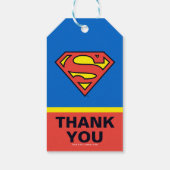 DC-strips | Superman | Klassieke Logo Cadeaulabel (Achterkant)