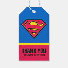 DC-strips | Superman | Klassieke Logo Cadeaulabel