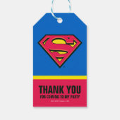 DC-strips | Superman | Klassieke Logo Cadeaulabel (Achterkant)