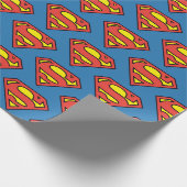 DC-strips | Superman | Klassieke Logo Cadeaupapier (Hoek)