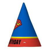 DC-strips | Superman | Klassieke Logo Feesthoedjes (Rechts)