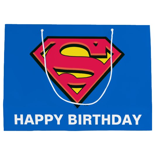 DC-strips | Superman | Klassieke Logo Groot Cadeauzakje (Achterkant)