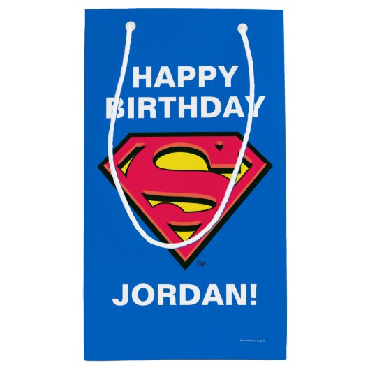 DC-strips | Superman | Klassieke Logo Klein Cadeauzakje (Achterkant)