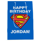 DC-strips | Superman | Klassieke Logo Medium Cadeauzakje (Voorkant)