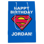 DC-strips | Superman | Klassieke Logo Medium Cadeauzakje (Voorkant)