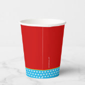 DC-strips | Woeddag Wonder Woman Papieren Bekers (Rechts)