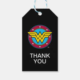 DC-strips | Wonder Woman Circle & Stars Logo Cadeaulabel