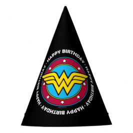 DC-strips | Wonder Woman Circle & Stars Logo Feesthoedjes
