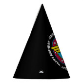 DC-strips | Wonder Woman Circle & Stars Logo Feesthoedjes (Links)