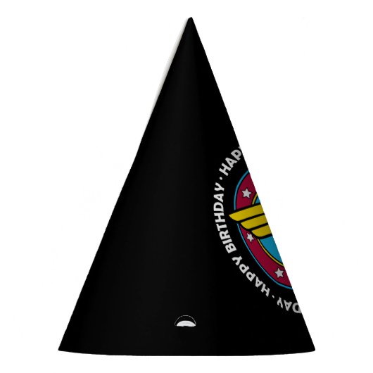 DC-strips | Wonder Woman Circle & Stars Logo Feesthoedjes (Links)