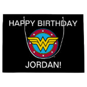 DC-strips | Wonder Woman Circle & Stars Logo Groot Cadeauzakje (Voorkant)