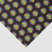 DC-strips | Wonder Woman Circle & Stars Logo Tissuepapier (Detail)