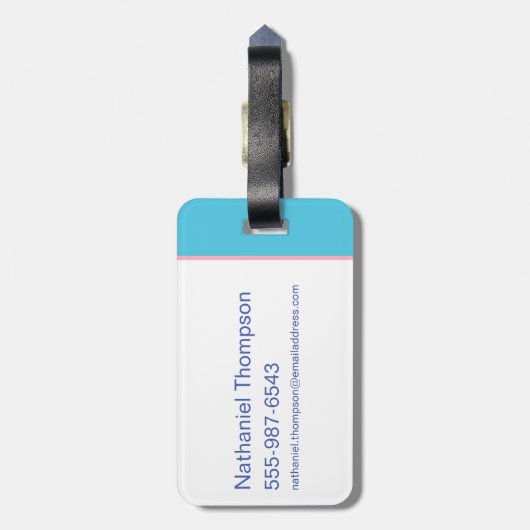 DC Super Hero Girls line-up Bagagelabel (Achterkant verticaal)